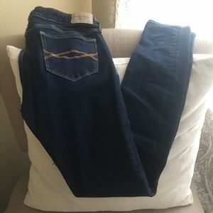 A&F Dark Wash Skinny Jeans